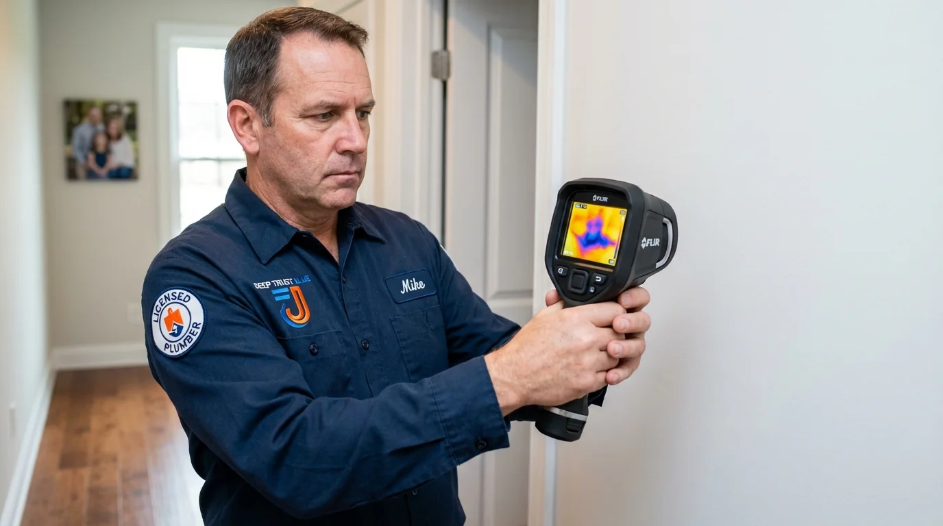 Thermal imaging leak detection by Johns Plumbing LLC in Yazoo City